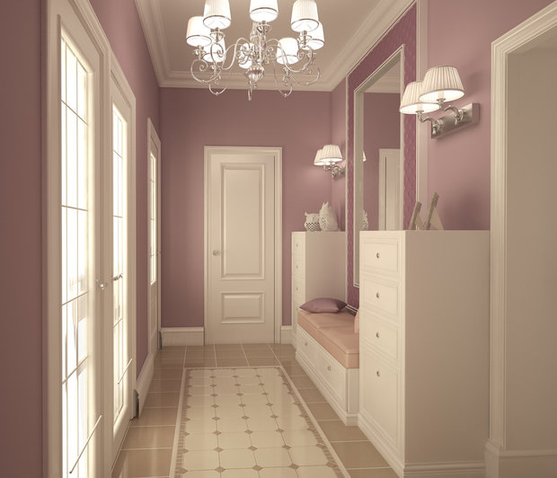 Фото из портфолио Этюд в розовых тонах – фотографии дизайна интерьеров на INMYROOM