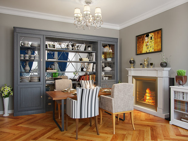 Фото из портфолио Квартира на пр. Маршала Жукова – фотографии дизайна интерьеров на INMYROOM