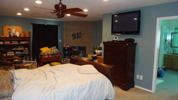 Фотография: Спальня в стиле Прованс и Кантри, Лофт, Скандинавский, Белый, Минимализм, Переделка, Ремонт на практике – фото на INMYROOM