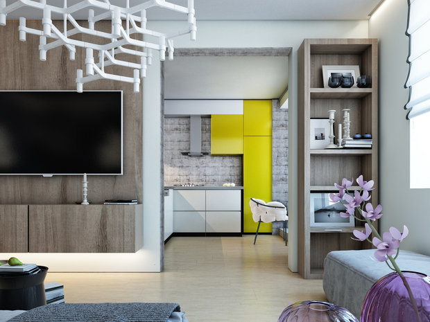 Фото из портфолио Квартира 75 кв. метров в Киеве – фотографии дизайна интерьеров на INMYROOM