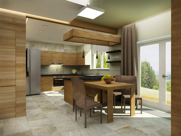 Фото из портфолио Древесный уют – фотографии дизайна интерьеров на INMYROOM