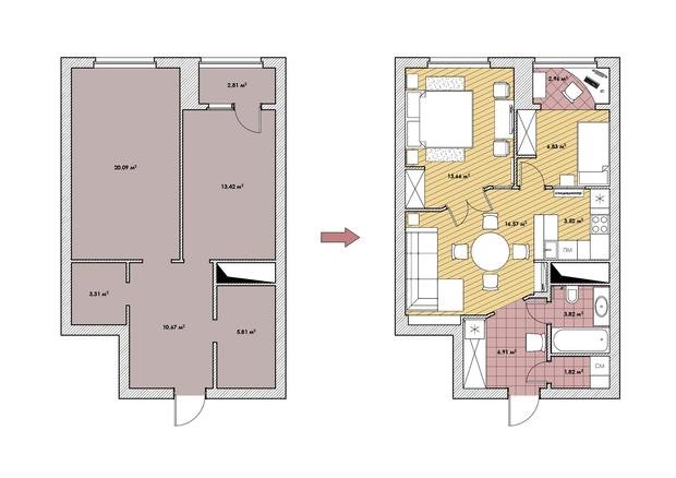 Фото из портфолио Расширяя пространство – фотографии дизайна интерьеров на INMYROOM