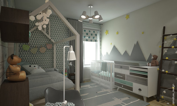 Фото из портфолио Проект детской г. Новосибирск – фотографии дизайна интерьеров на INMYROOM