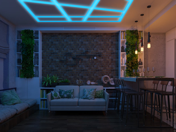 Фото из портфолио Квартира-хамелеон – фотографии дизайна интерьеров на INMYROOM