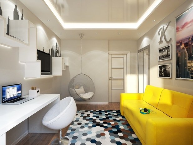 Фотография: Детская в стиле Современный, Хай-тек, Квартира, Дома и квартиры, IKEA, Проект недели, Москва – фото на INMYROOM