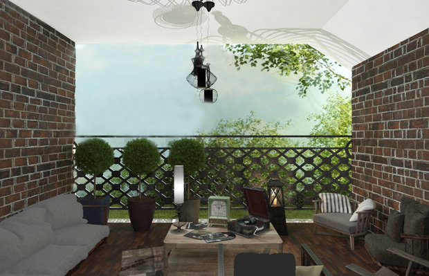 Фото из портфолио Дизайн спальни с террасой и прихожей в частном доме – фотографии дизайна интерьеров на INMYROOM