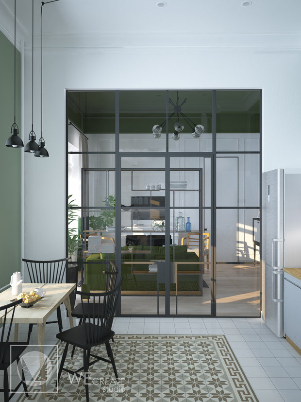 Фото из портфолио Квартира в старинном доме – фотографии дизайна интерьеров на INMYROOM