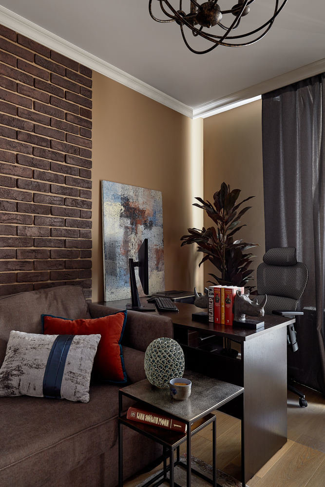 Фотография: Кабинет в стиле Современный, Квартира, Проект недели, Долгопрудный, 4 и больше, Более 90 метров, Марина Каралкина – фото на INMYROOM