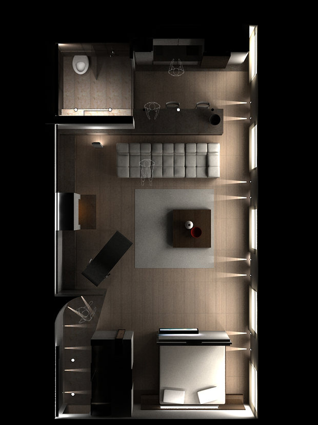 Фото из портфолио “Loft К-22” – фотографии дизайна интерьеров на INMYROOM