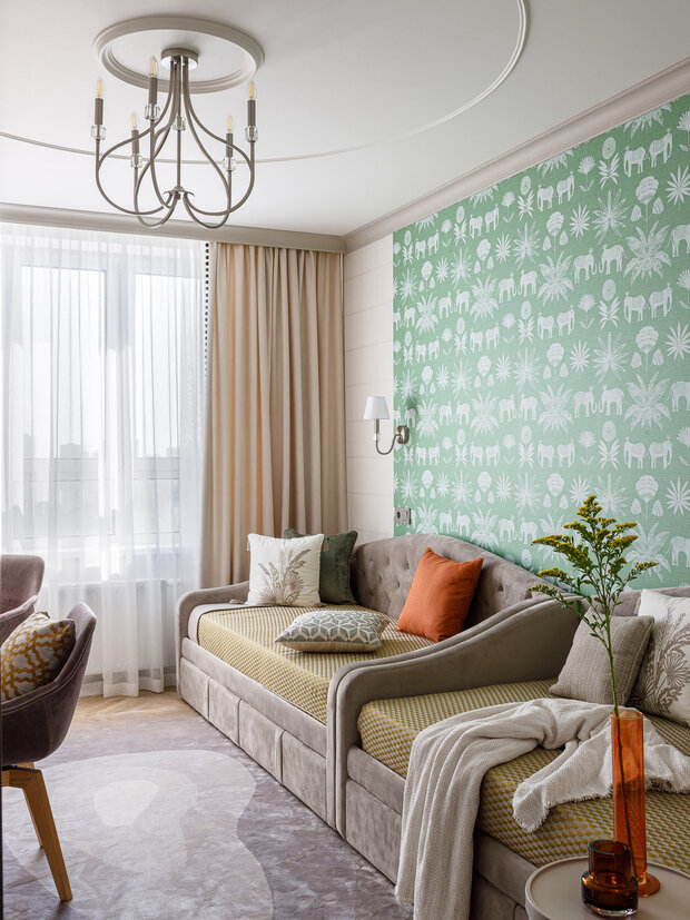 Фотография: Детская в стиле Современный, Эклектика, Квартира, Проект дня, 2 комнаты, 60-90 метров, Уфа, Лилия Усманова – фото на INMYROOM