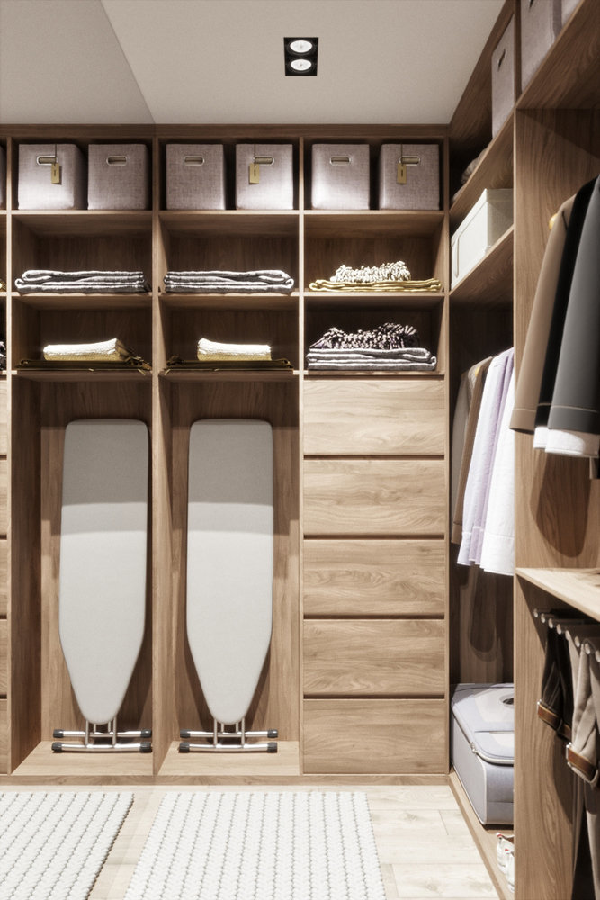 Фотография: Гардеробная в стиле Современный, Квартира, Проект недели, Эко, Монолитный дом, 3 комнаты, 60-90 метров, Днепропетровск, PARA Studio – фото на INMYROOM