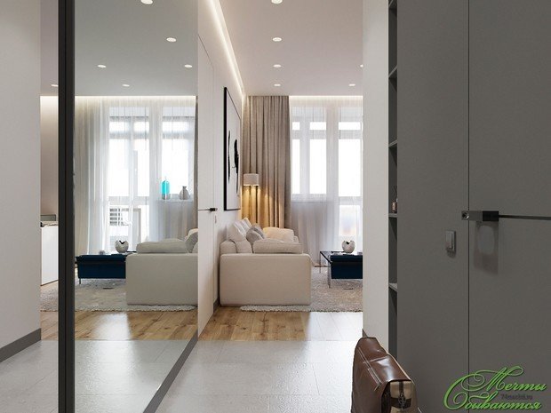 Фото из портфолио Столичный минимализм – фотографии дизайна интерьеров на INMYROOM