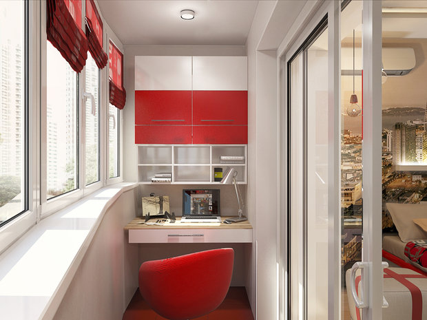 Фото из портфолио Трехкомнатная квартира с элементами хай тек – фотографии дизайна интерьеров на INMYROOM