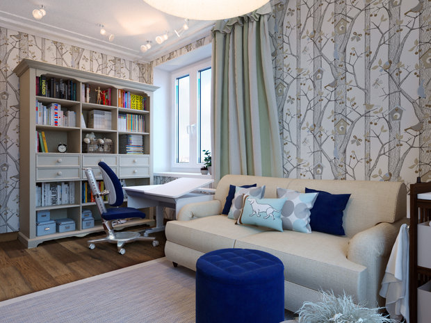 Фотография: Детская в стиле Скандинавский,  – фото на INMYROOM