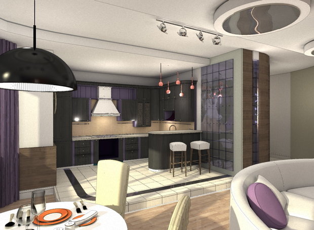 Фото из портфолио Дом- яхта)наброски гостиной – фотографии дизайна интерьеров на INMYROOM