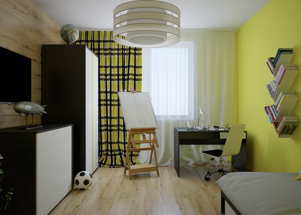 Фотография: Детская в стиле Современный, Минимализм, Квартира, Россия, Axo Light, Белый, Проект недели, Черный, Серый, Санкт-Петербург, SLV, Hansgrohe, как построить гардеробную в квартире, Приморский район, Alloc, Iris Ceramiche, Form Us With Love, Khroma Green, Serenissima Capri CIR, Eijffinger United, Vistosi Papiro Pendant, Eijffinger Richmond, Мария Марченко, перепланировка трешки, зонирование трешки, ремонт трешки, как объединить кухню с гостиной, уютный минимализм – фото на INMYROOM