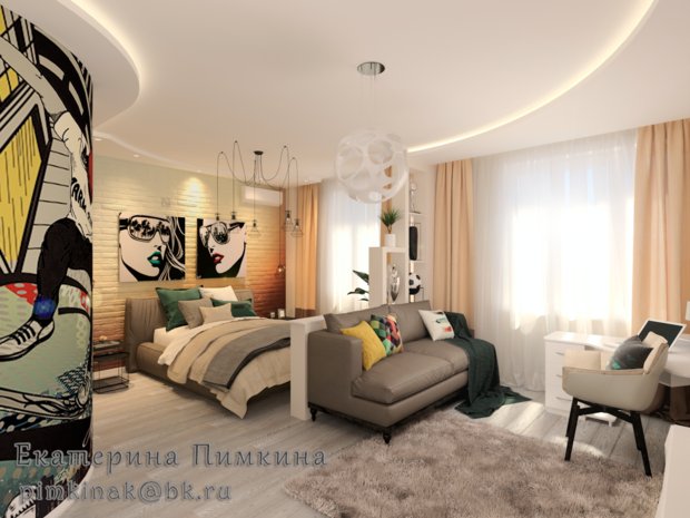 Фото из портфолио Немного модерна – фотографии дизайна интерьеров на INMYROOM