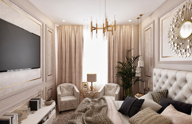 Фото из портфолио ЖК Серебряный бор 60м.кв – фотографии дизайна интерьеров на INMYROOM