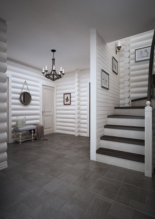 Фото из портфолио Country House. Кazan 2016 – фотографии дизайна интерьеров на INMYROOM