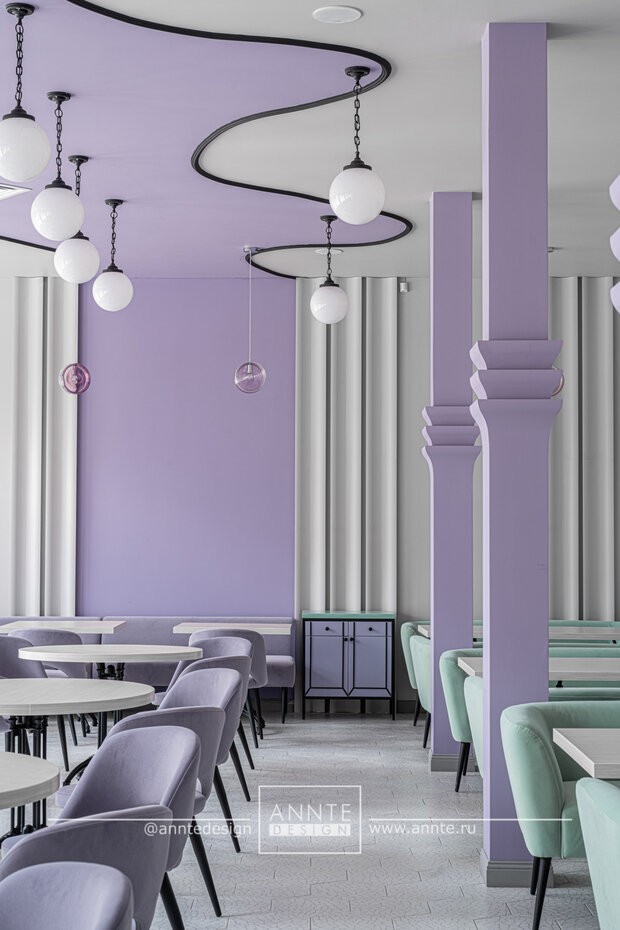 Фото из портфолио Кафе Лаванда – фотографии дизайна интерьеров на INMYROOM