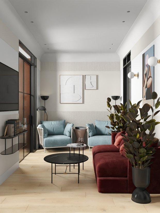 Фото из портфолио Апартаменты в апарт-отеле – фотографии дизайна интерьеров на INMYROOM