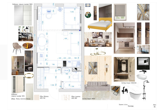 Фото из портфолио Квартира 32кв.м. в Сочи – фотографии дизайна интерьеров на INMYROOM