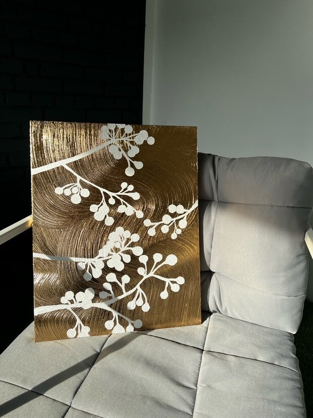 Фото из портфолио Интерьерные картины с поталь  – фотографии дизайна интерьеров на INMYROOM