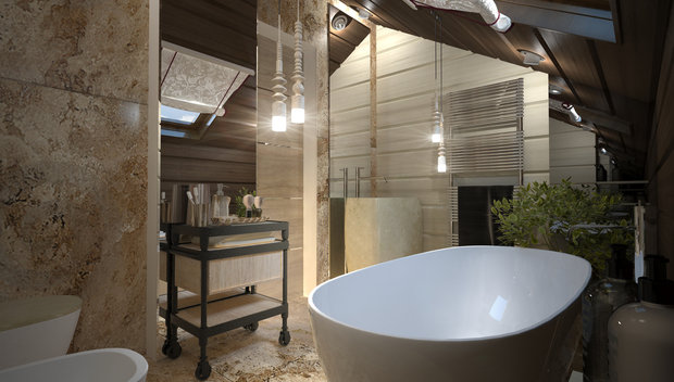 Фотография: Ванная в стиле Прованс и Кантри – фото на InMyRoom.ru