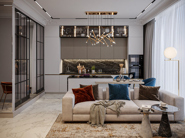 Фото из портфолио Квартира в NEVA TOWERS – фотографии дизайна интерьеров на INMYROOM