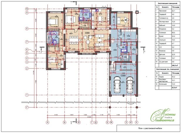 Фото из портфолио Изящный загородный дом – фотографии дизайна интерьеров на INMYROOM