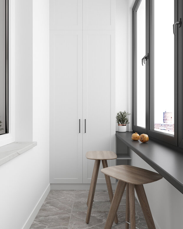 Фото из портфолио Белый интерьер для юной девушки – фотографии дизайна интерьеров на INMYROOM