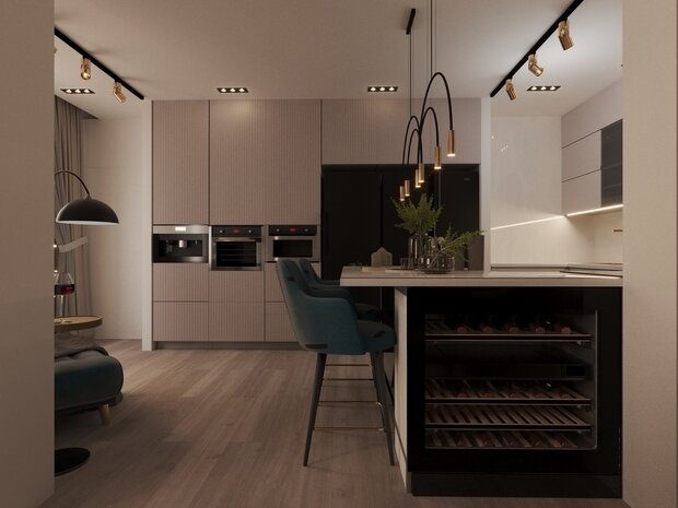 Фото из портфолио Кузня-столовая 40кв.м. – фотографии дизайна интерьеров на INMYROOM