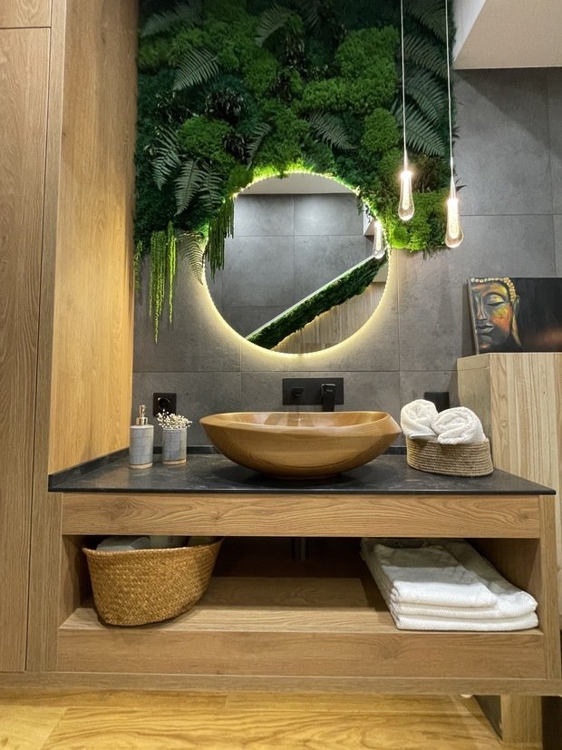 Фотография: Ванная в стиле Современный, Эко – фото на INMYROOM