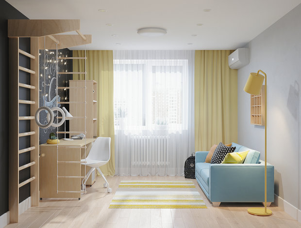 Фото из портфолио Скандинавская квартира в доме П 44 – фотографии дизайна интерьеров на INMYROOM