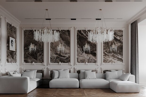 Фото из портфолио Гостиная. Кухня. Ванная. Duderhof Club – фотографии дизайна интерьеров на INMYROOM