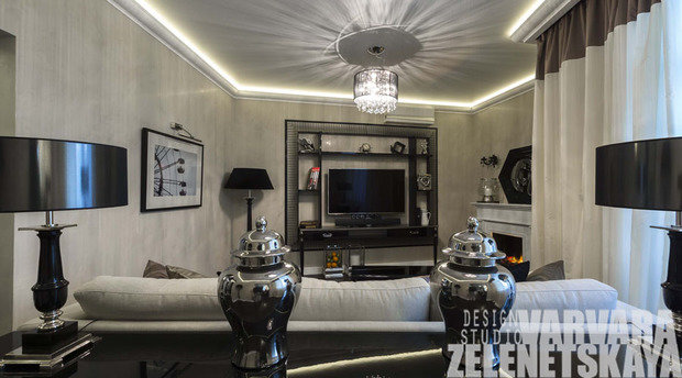 Фото из портфолио Графит и сливки – фотографии дизайна интерьеров на INMYROOM