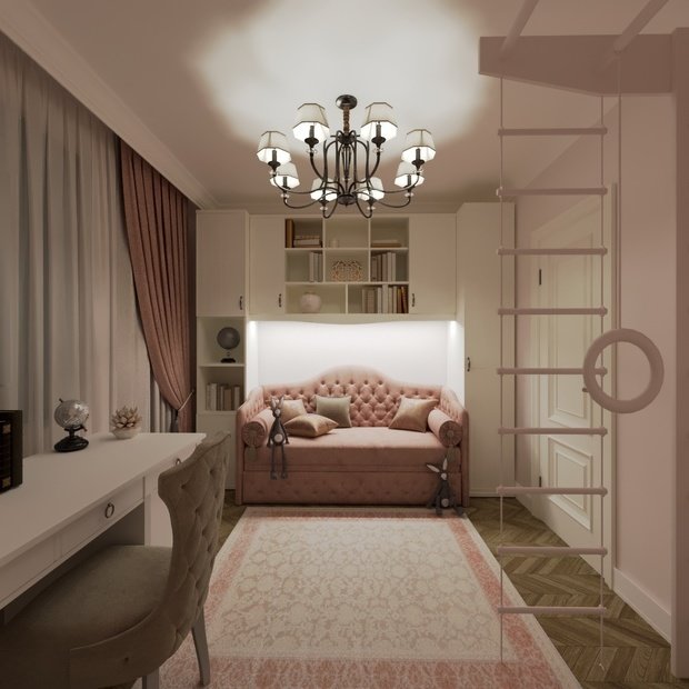 Фото из портфолио Детская неоклассика – фотографии дизайна интерьеров на INMYROOM