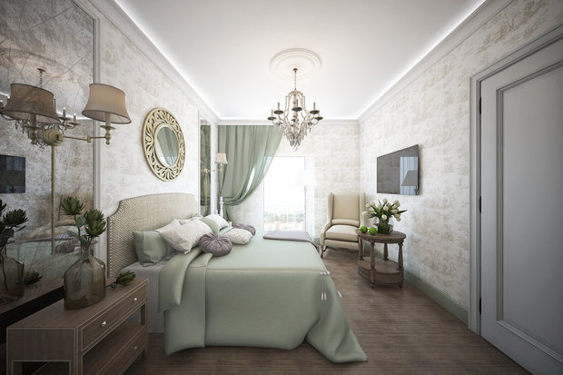 Фото из портфолио Лиловые мечты – фотографии дизайна интерьеров на INMYROOM