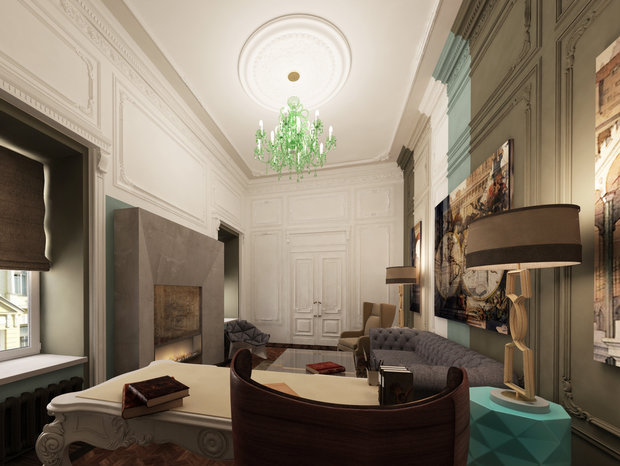 Фотография: Гостиная в стиле Эклектика – фото на INMYROOM