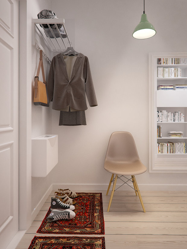 Фотография: Прихожая в стиле Скандинавский, Квартира, Дома и квартиры, IKEA, Проект недели – фото на INMYROOM