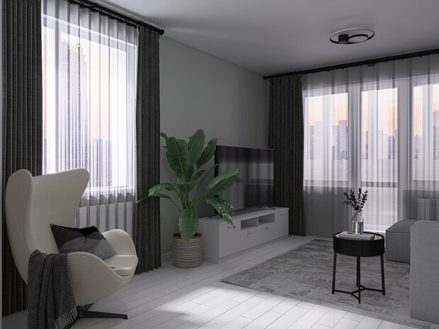 Фото из портфолио «САДОВАЯ» – фотографии дизайна интерьеров на INMYROOM