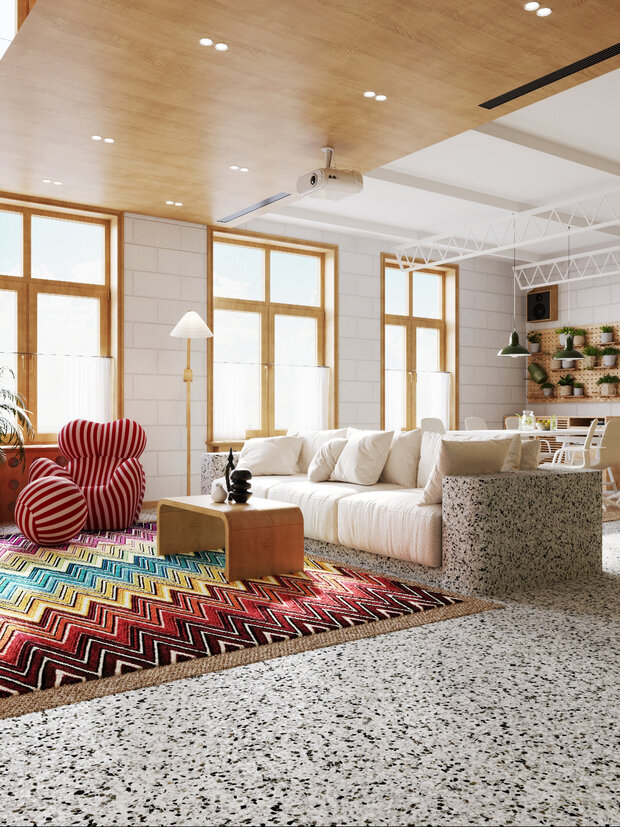 Фотография: Гостиная в стиле Лофт, Эклектика, Квартира, Проект недели, Москва, 2 комнаты, Более 90 метров, Mishel – фото на INMYROOM