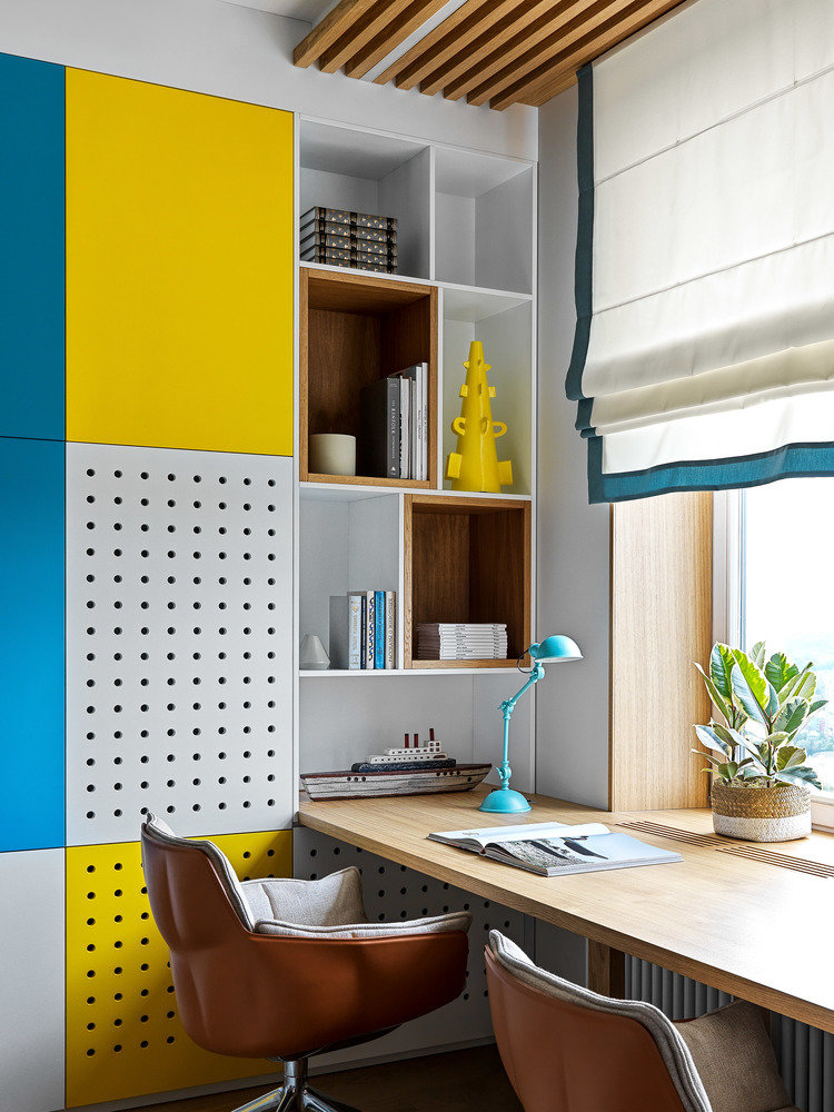 Фотография: Детская в стиле Современный, Квартира, Проект недели, Москва, Мария Рублева, 4 и больше, Более 90 метров, #эксклюзивныепроекты – фото на INMYROOM