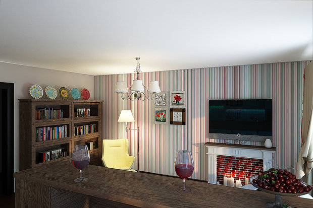 Фото из портфолио двухкомнатная квартира в городе – фотографии дизайна интерьеров на INMYROOM