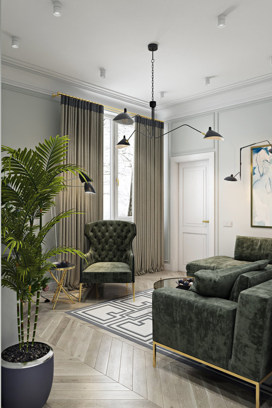 Фото из портфолио Проект медовый – фотографии дизайна интерьеров на INMYROOM