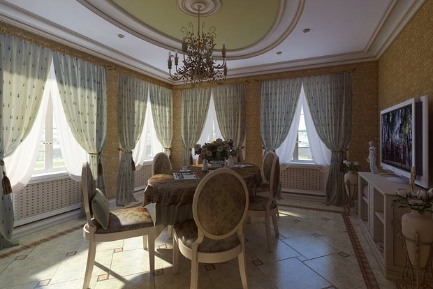Фото из портфолио Кухня и столовая в классике – фотографии дизайна интерьеров на INMYROOM