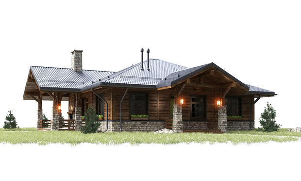 Фото из портфолио Home in the Woods дома – фотографии дизайна интерьеров на INMYROOM