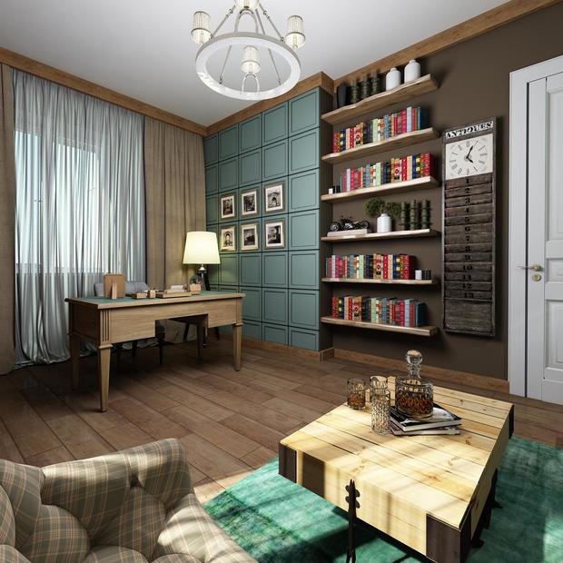 Фото из портфолио Коттедж «Голубое озеро» в стиле современной классики – фотографии дизайна интерьеров на INMYROOM