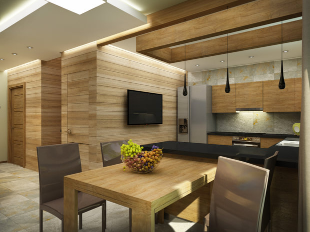 Фото из портфолио Древесный уют – фотографии дизайна интерьеров на INMYROOM