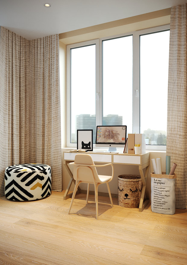 Фото из портфолио Проект квариры "Этно мотивы" г. Москва – фотографии дизайна интерьеров на INMYROOM